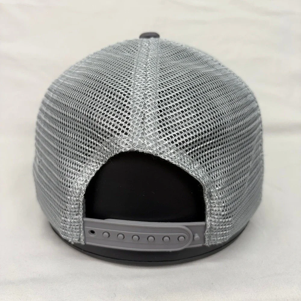 Boco Gear Trucker Hat Yotta Energy Unisex OSFM Gray Mesh Snapback Cap